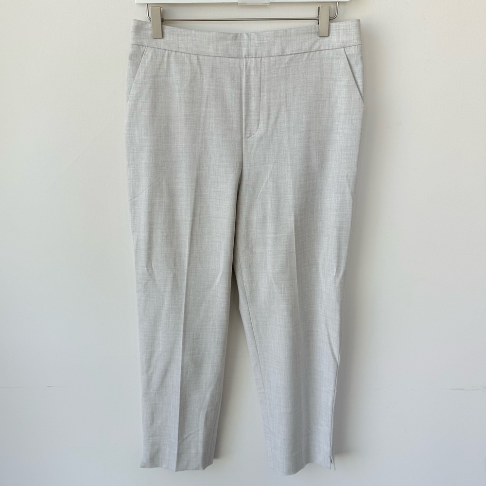 NWT Banana Republic Factory Hayden Pull-On Tapered Ankle Pant Grey sz 10 Petite